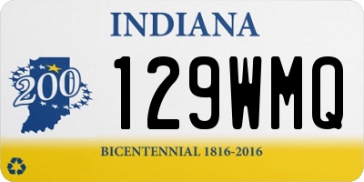 IN license plate 129WMQ