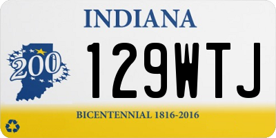 IN license plate 129WTJ