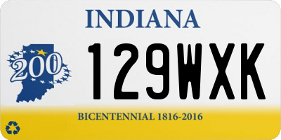 IN license plate 129WXK