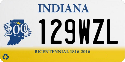 IN license plate 129WZL