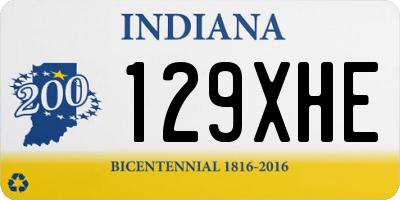 IN license plate 129XHE