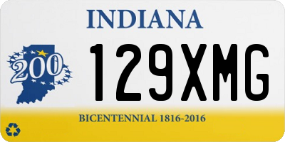 IN license plate 129XMG