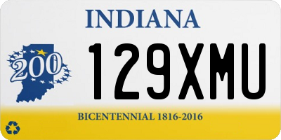 IN license plate 129XMU