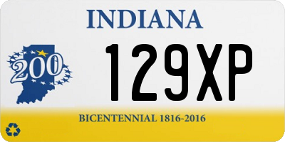 IN license plate 129XP