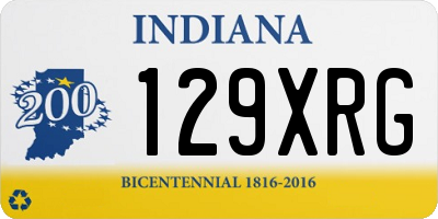 IN license plate 129XRG