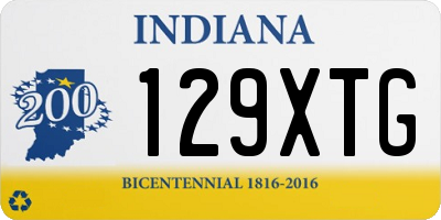 IN license plate 129XTG