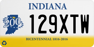 IN license plate 129XTW