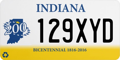 IN license plate 129XYD