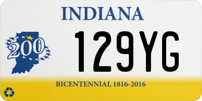 IN license plate 129YG