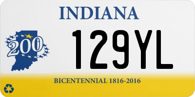 IN license plate 129YL