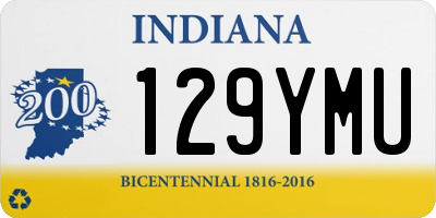 IN license plate 129YMU