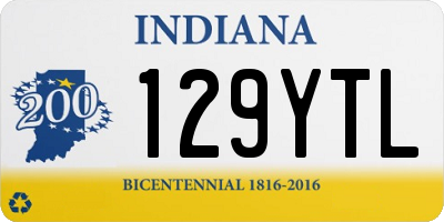 IN license plate 129YTL