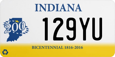 IN license plate 129YU