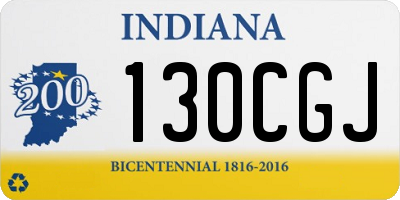 IN license plate 130CGJ