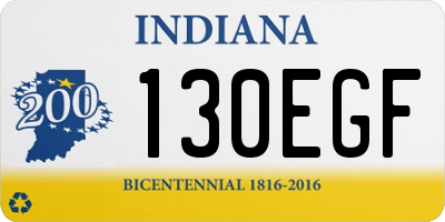 IN license plate 130EGF