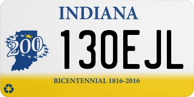 IN license plate 130EJL