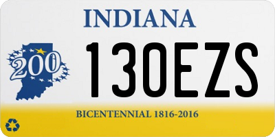IN license plate 130EZS