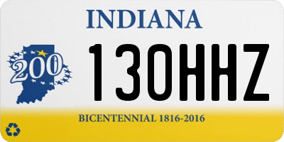 IN license plate 130HHZ