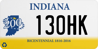 IN license plate 130HK