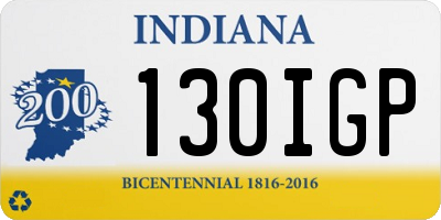 IN license plate 130IGP