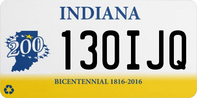 IN license plate 130IJQ