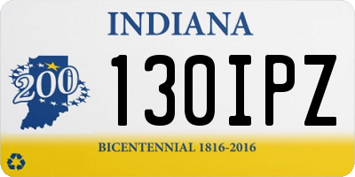 IN license plate 130IPZ