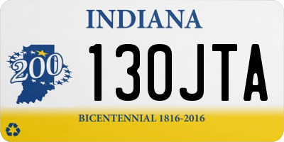 IN license plate 130JTA