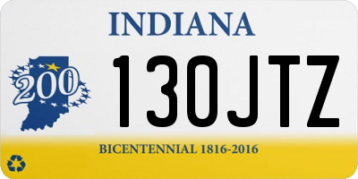 IN license plate 130JTZ