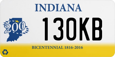 IN license plate 130KB