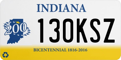 IN license plate 130KSZ