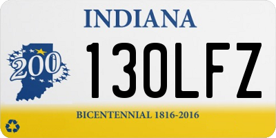 IN license plate 130LFZ