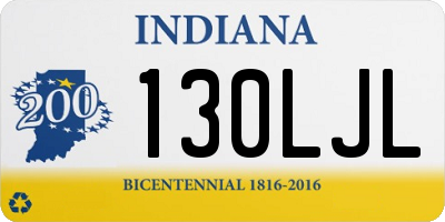 IN license plate 130LJL