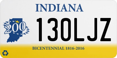 IN license plate 130LJZ