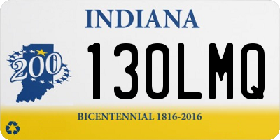 IN license plate 130LMQ