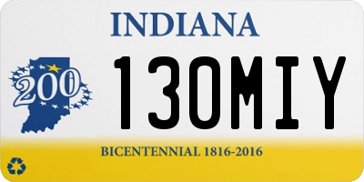IN license plate 130MIY