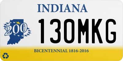 IN license plate 130MKG