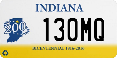 IN license plate 130MQ