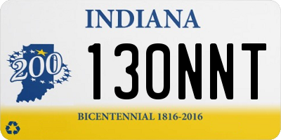 IN license plate 130NNT