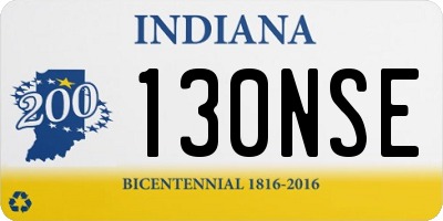 IN license plate 130NSE