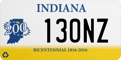 IN license plate 130NZ