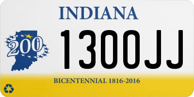 IN license plate 130OJJ