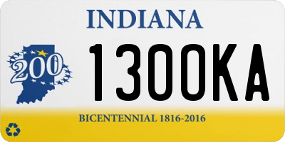 IN license plate 130OKA