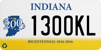 IN license plate 130OKL