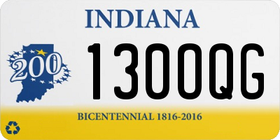 IN license plate 130OQG