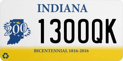 IN license plate 130OQK