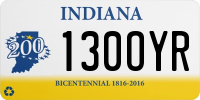 IN license plate 130OYR