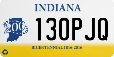 IN license plate 130PJQ