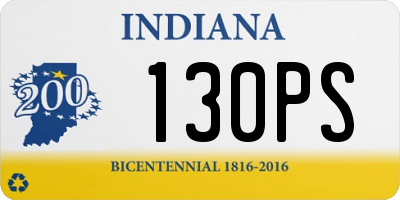 IN license plate 130PS