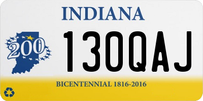 IN license plate 130QAJ