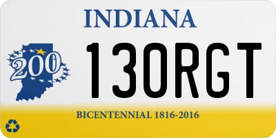 IN license plate 130RGT